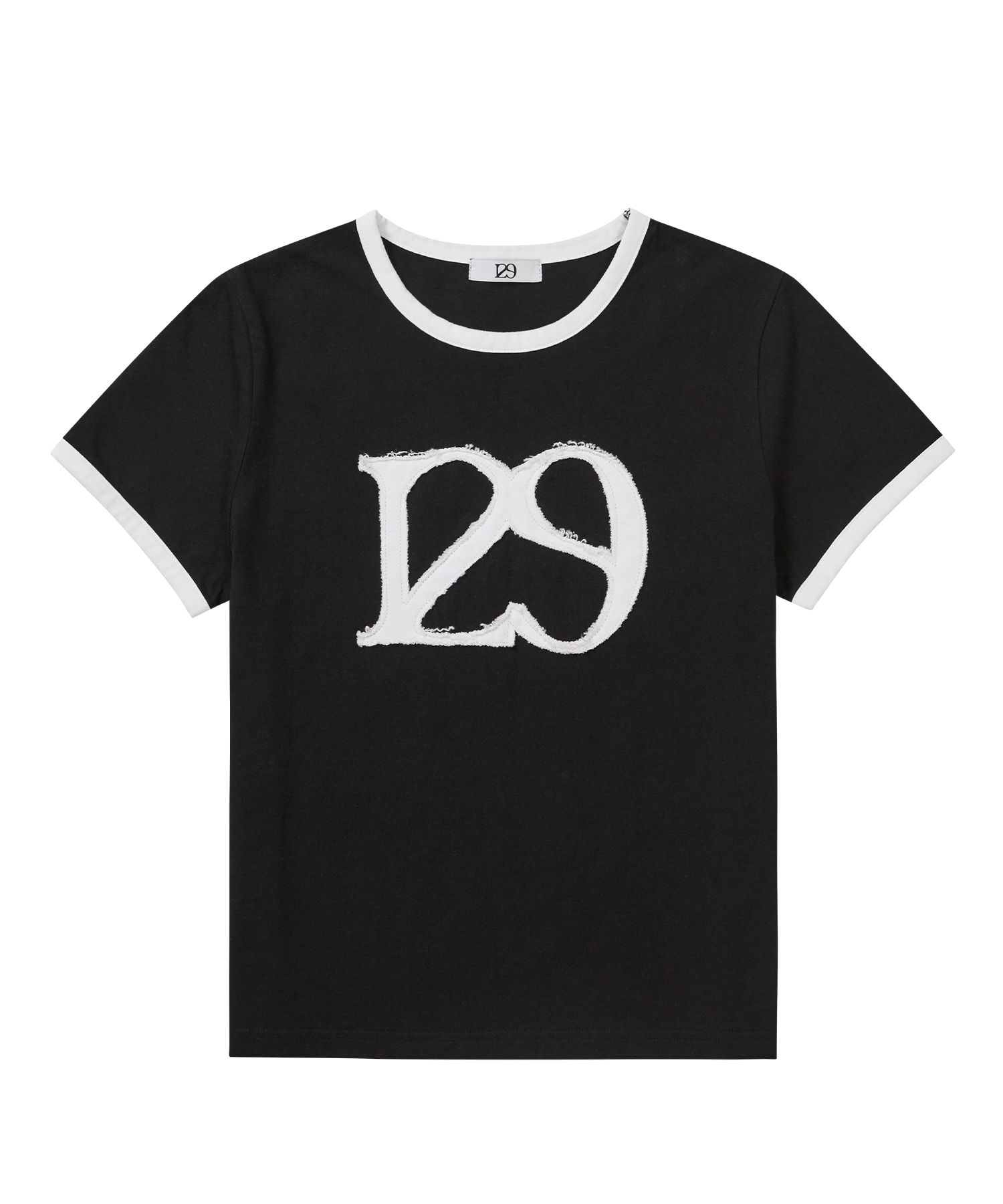 ★ ILLIGO★ 129 LOGO PATCH T-SHIRT MUSINSA | ILLIGO 129 Logo Patch T-Shirt Black