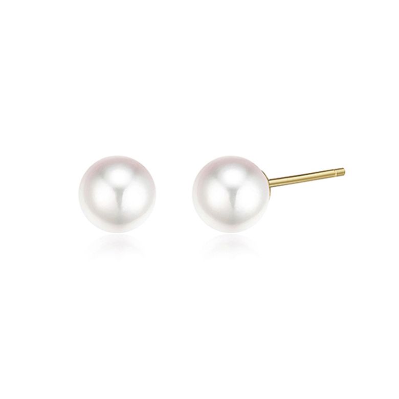 워터펄 담수진주(6mm) 귀고리_242300025