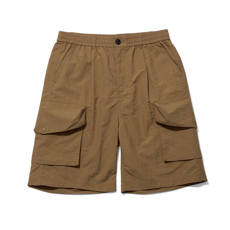 Nylon Utility Shorts Beige