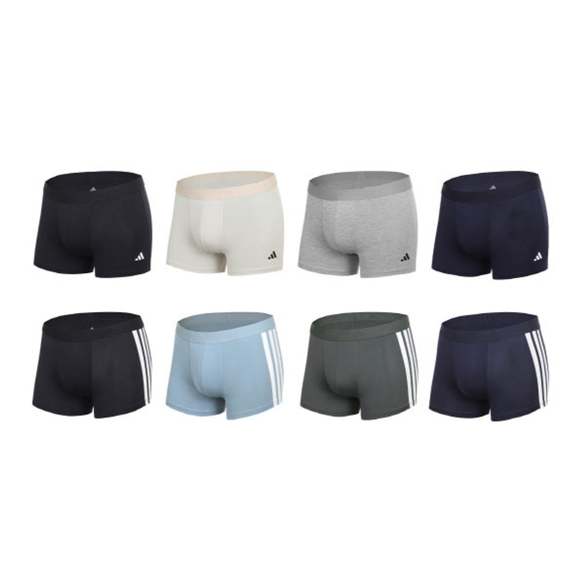 아디다스 언더웨어(ADIDAS UNDERWEAR) [8PACK] 남성 에어로레디 뉴 DNA 드로즈