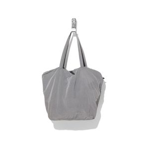 Packable Nylon Small Keyring Bag Gray