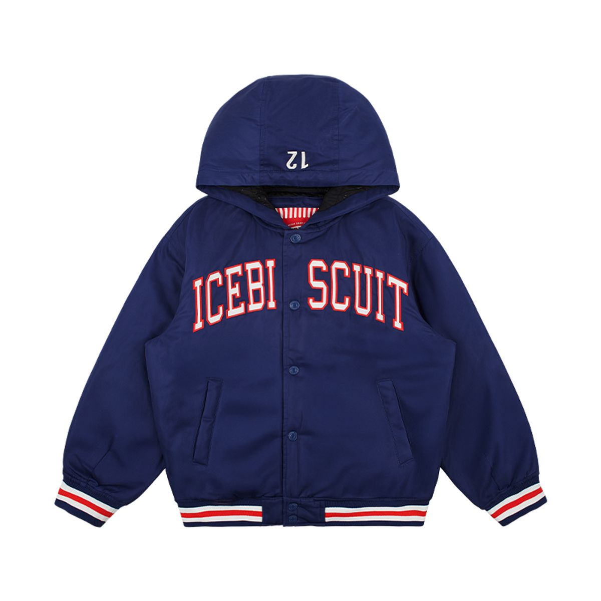 아이스비스킷(ICEBISCUIT) IB레터후디베이스볼재킷_IB51JP502