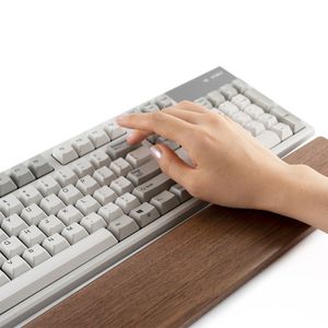 Ekeepment 키보드 손목 받침대 호두나무 월넛 팜레스트