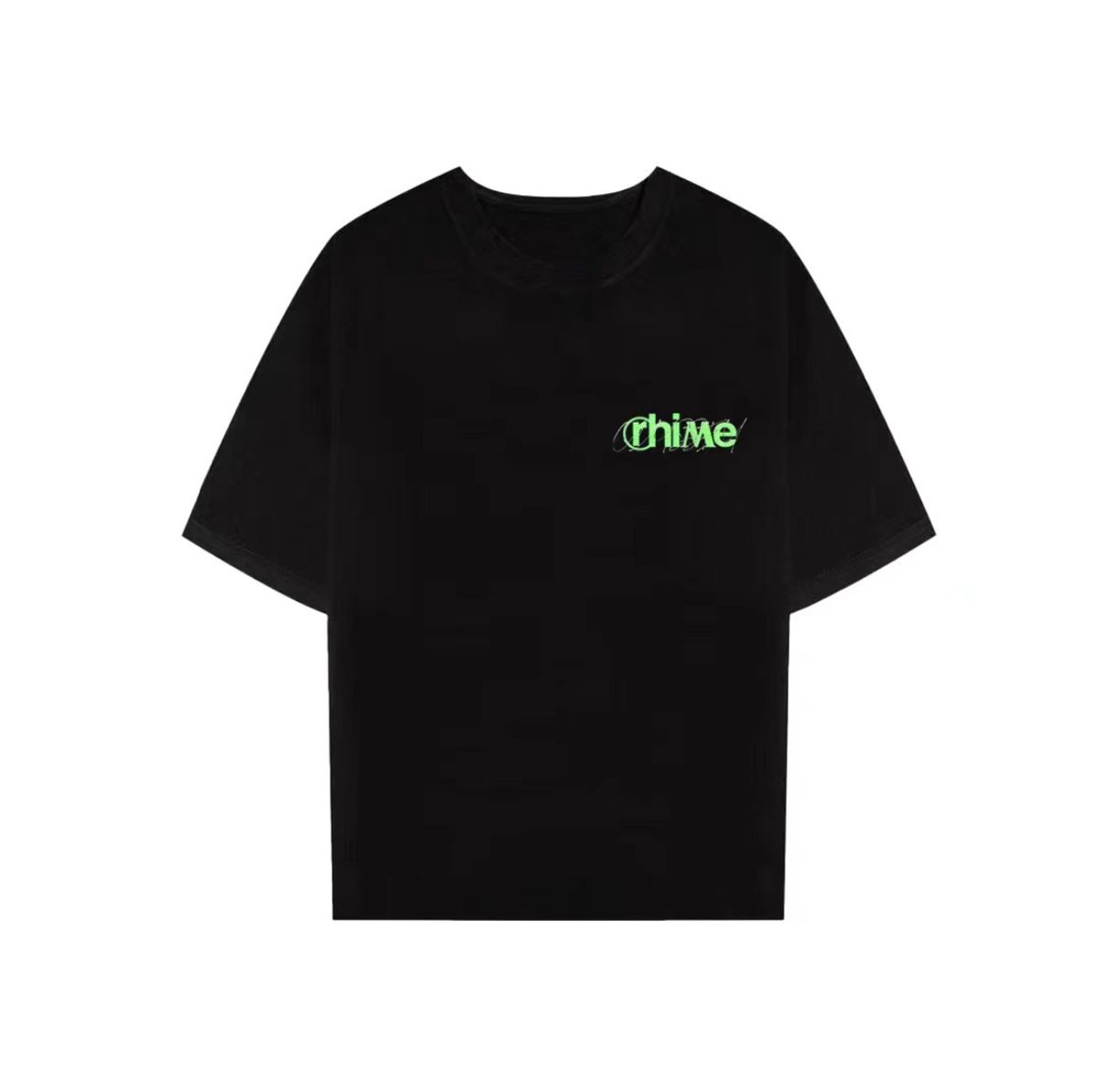 롸임(RHIME) 에일리언 포 다이어그램 티셔츠 - 블랙