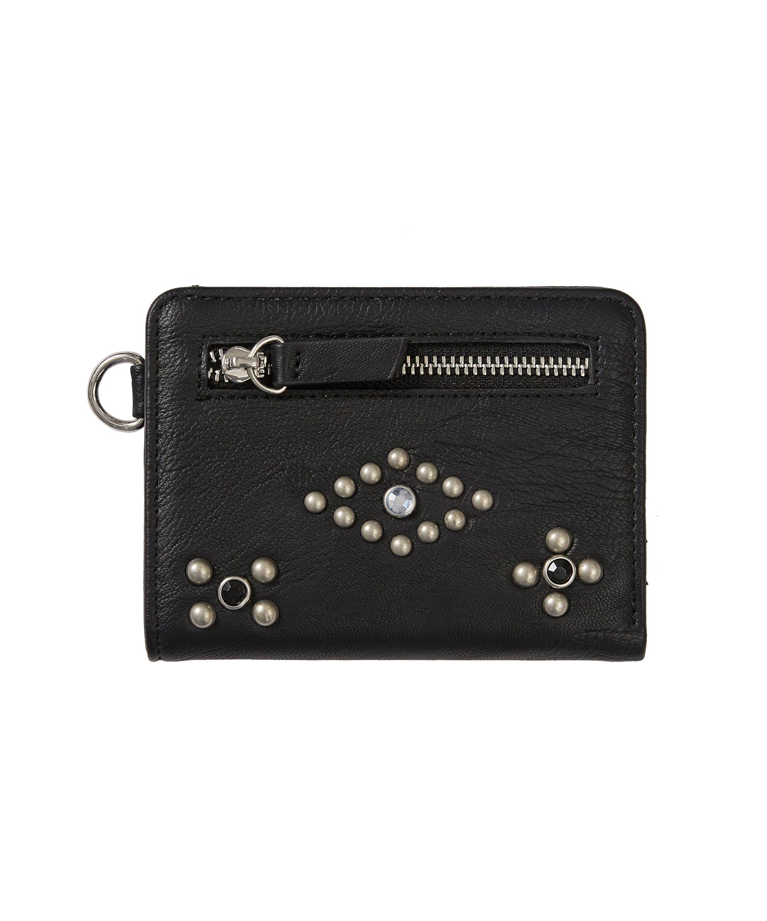 ●ILLIGO● Studded Cross Wallet Black 25SMACC02BK MUSINSA | ILLIGO Studded Cross Wallet Black