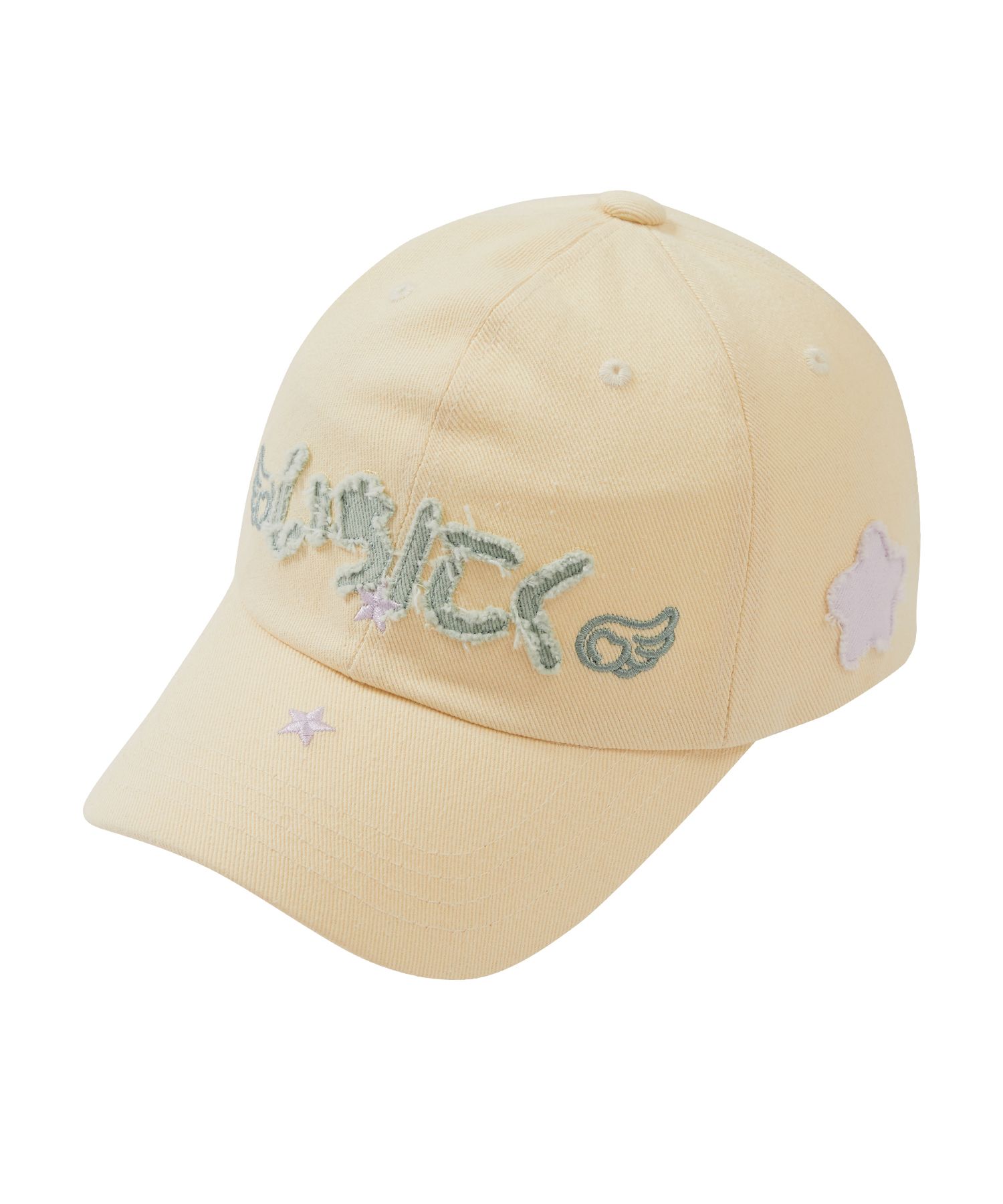 MUSINSA公式 | ILLIGO Angel Applique Ball Cap Yellow