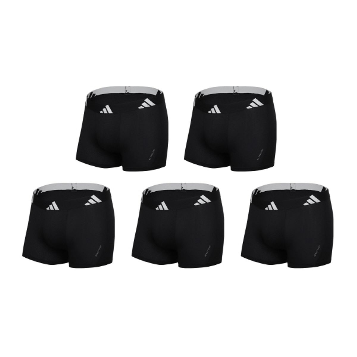 아디다스 언더웨어(ADIDAS UNDERWEAR) [5PACK] 남성 BOS 올블랙 사계절 드로즈