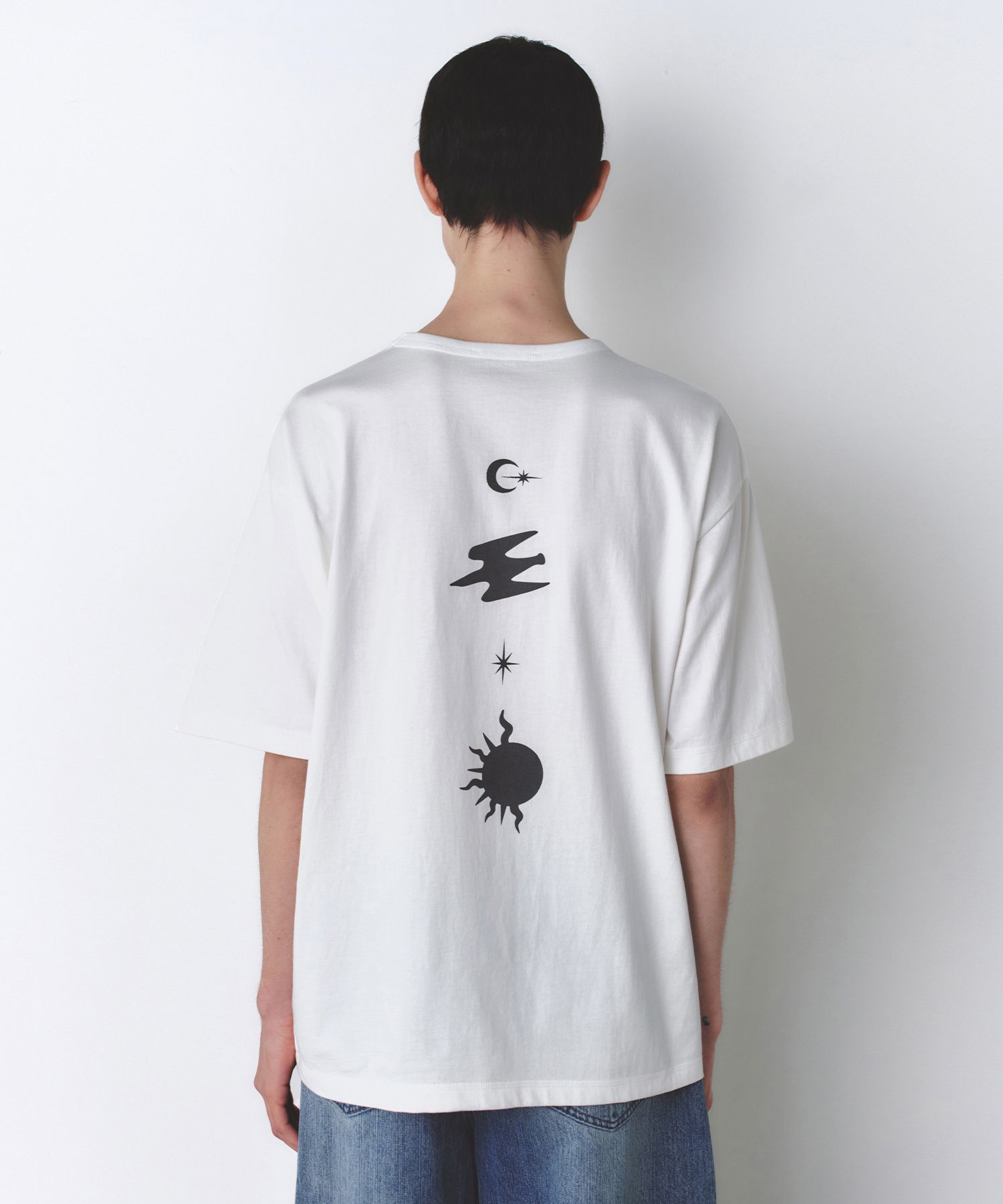 MUSINSA公式 | INSILENCE バックプリントシンボルTシャツ OFF WHITE