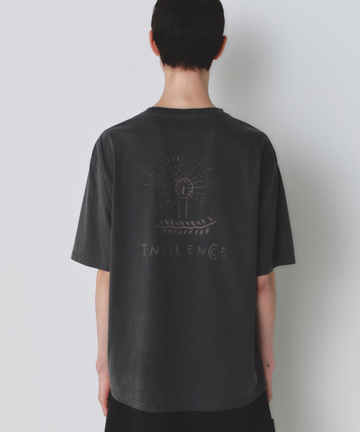 INSILENCE ■ Hand-drawn graphic t-shirt MUSINSA | INSILENCE Hand-drawn graphic t-shirt CHARCOAL