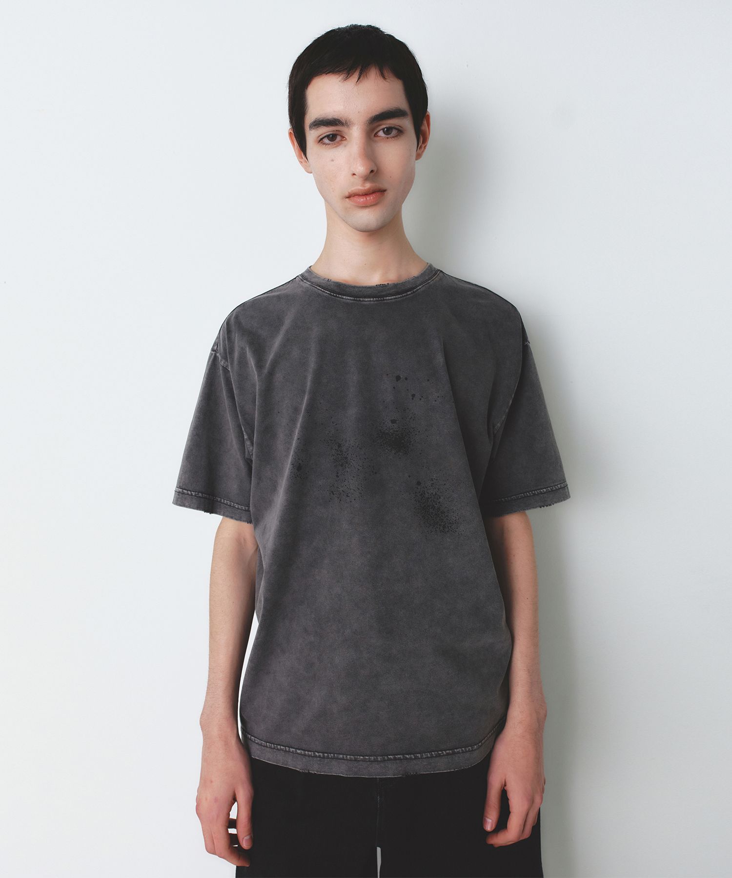 ◆IN SILENCE◆ Skeleton Ghost T-Shirt CHARCOAL MUSINSA | INSILENCE Skeleton Ghost T-Shirt CHARCOAL
