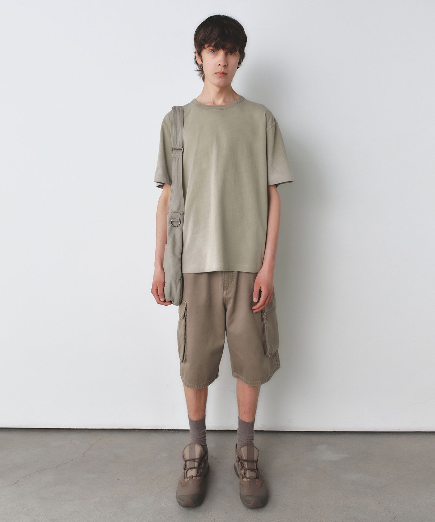 [INSILENCE] Dying Cargo Chino Shorts /追跡付 MUSINSA公式 | INSILENCE Dying Cargo Chino Shorts BEIGE