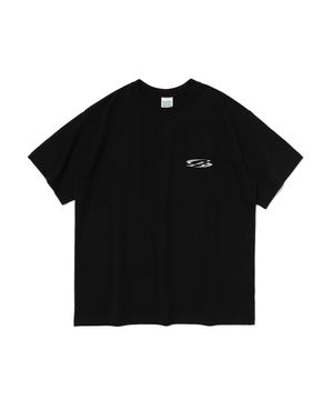 서클 스몰 로고 오버 반팔티 (블랙)