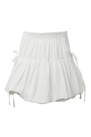 25 S/S 리본 벌룬 스커트