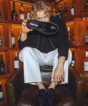 디퍼 베이직 더비슈즈 5.5CM 블랙