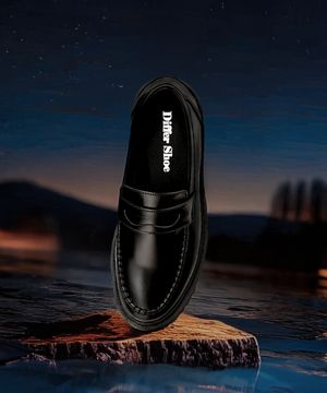 베이직 로퍼 6CM 블랙