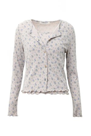 25 S/S 플라워 가디건 세트