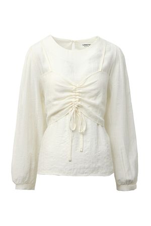 25 S/S 레이어드 뷔스티에 블라우스