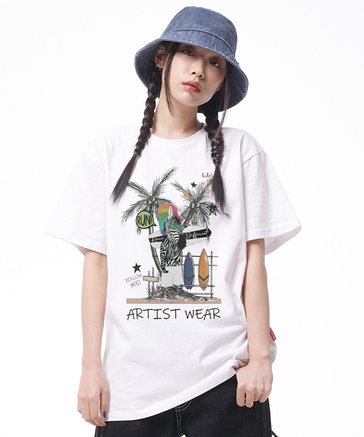 아티스트웨어(ARTISTWEAR) [ATW] 지브라서퍼 반팔티