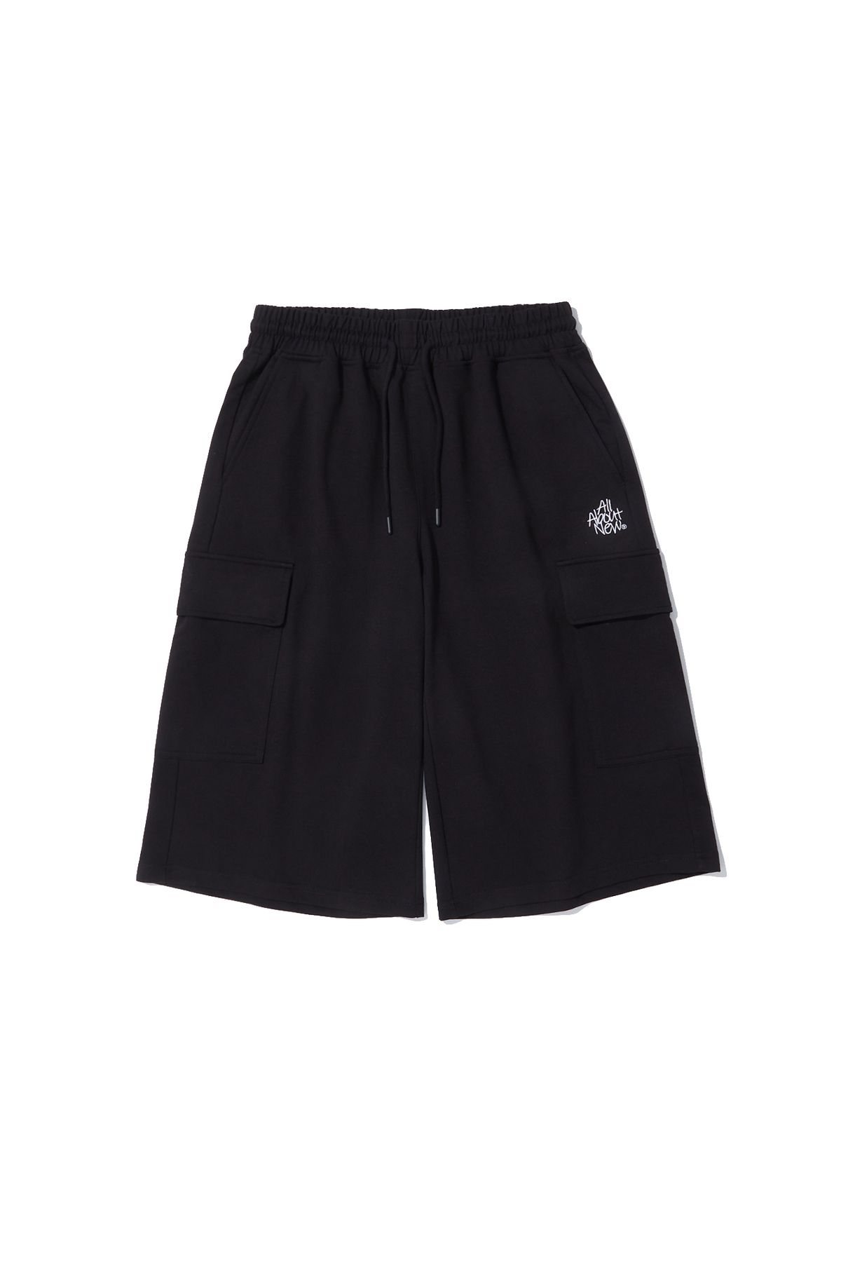 올어바웃뉴(ALL ABOUT NEW) 6부 건빵 반바지 블랙 ANZ2RM13ABK