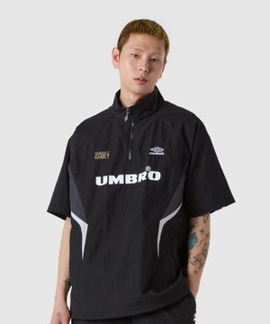 HBL BLOKE 반팔 스탠넥 아노락 블랙(UQ223CWT52)