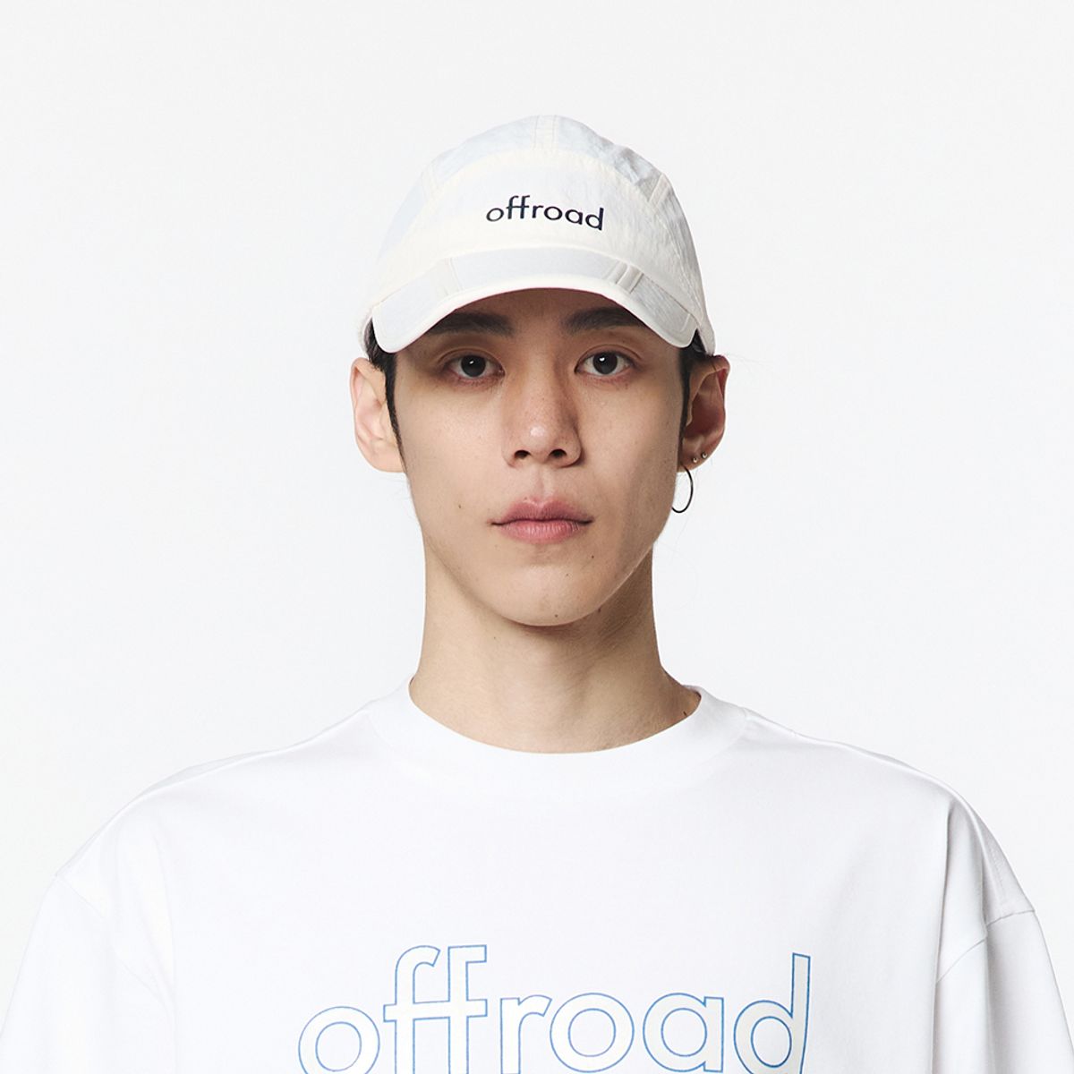 오프로드(OFFROAD) 유니  패커블 캡 (아이보리)_5LG7414