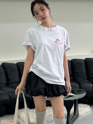 Bread and roses T-shirt heather gray