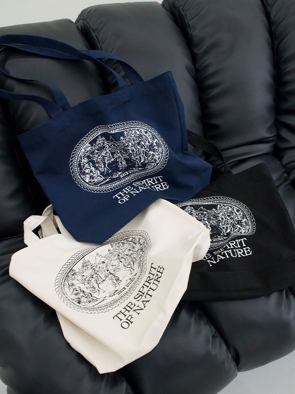 웨이브유니온(WAVE UNION) Nymphs Cotton Bag(3color)