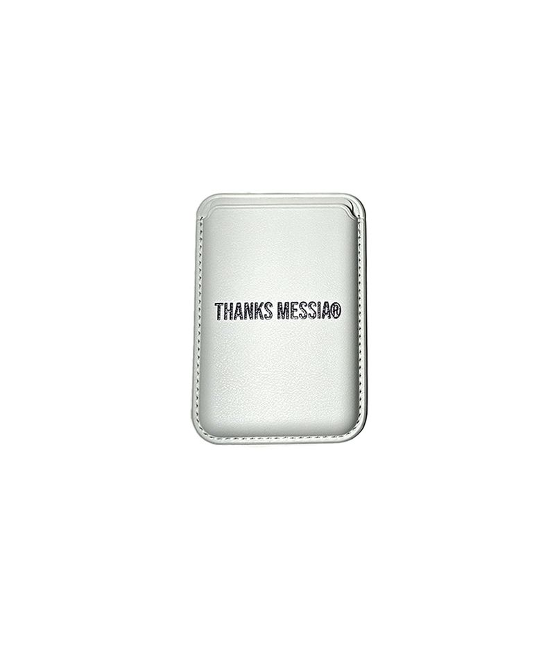 LOGO MAGSAFE CARD WALLET-WHITE