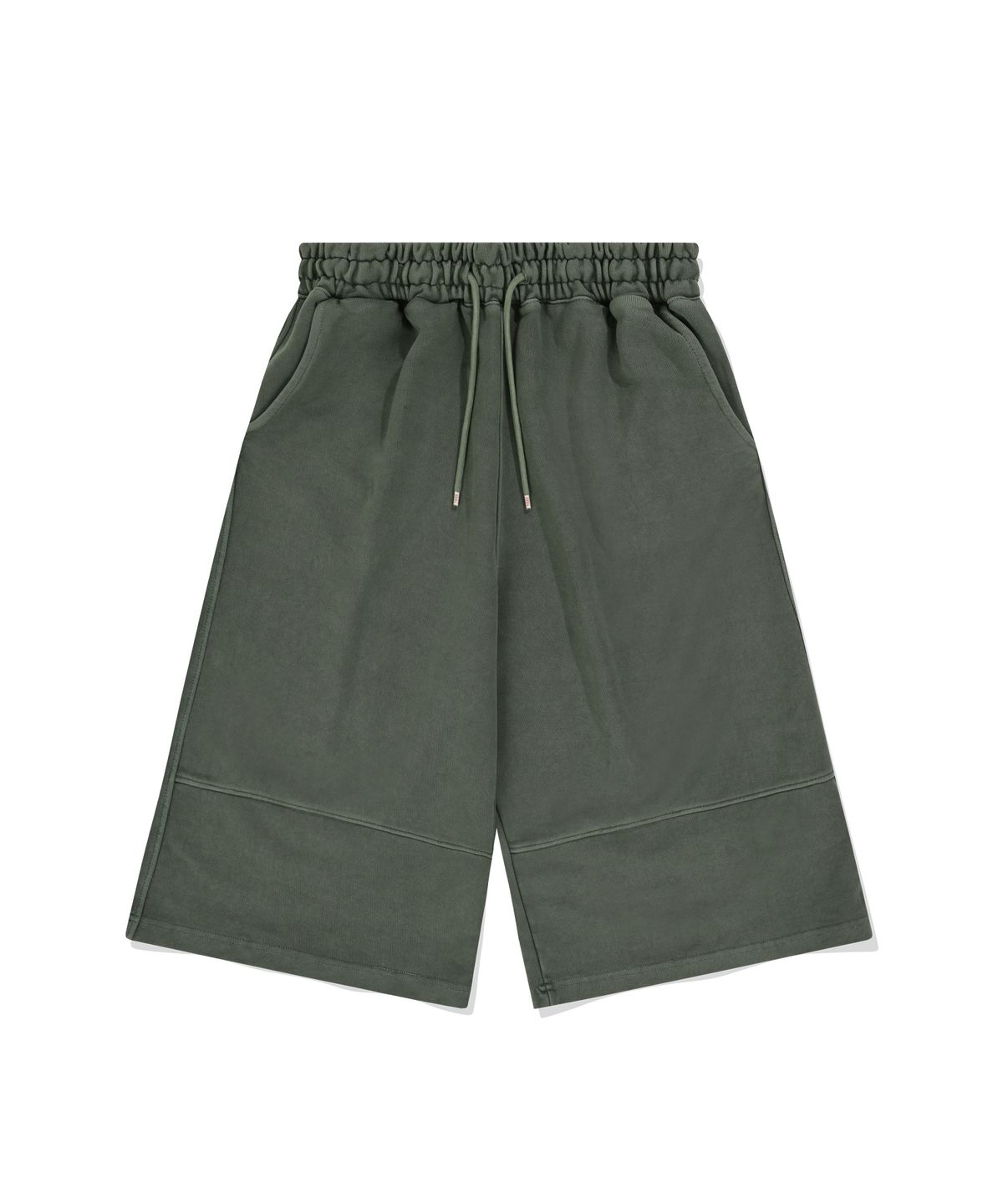 에스이에스티(S'EST) Pigment Bermuda Shorts Green