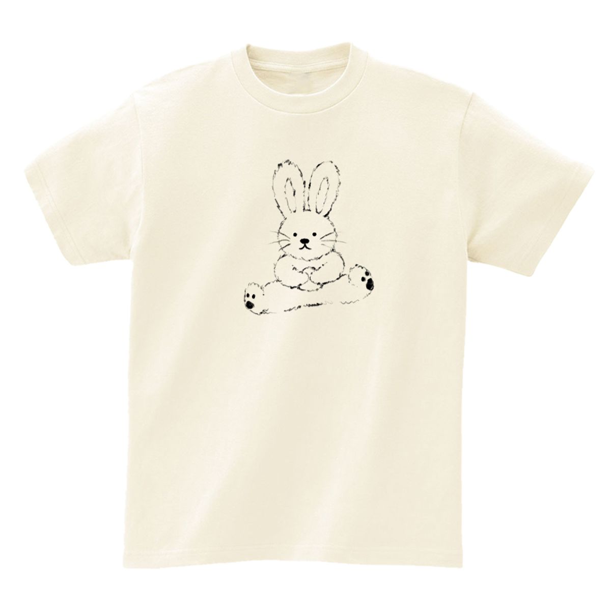 어썸어스(AWESOMEUS) Sitting rabbit T-SHIRTS_4COLOR