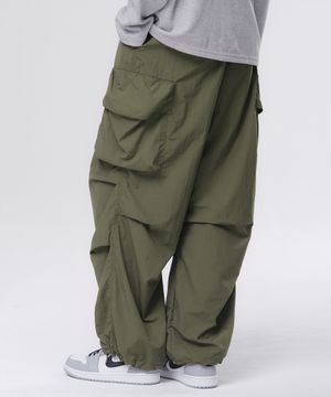 [DELUXE] 와이드 카고 파라슈트 팬츠 DLX2919 (3 COLOR)