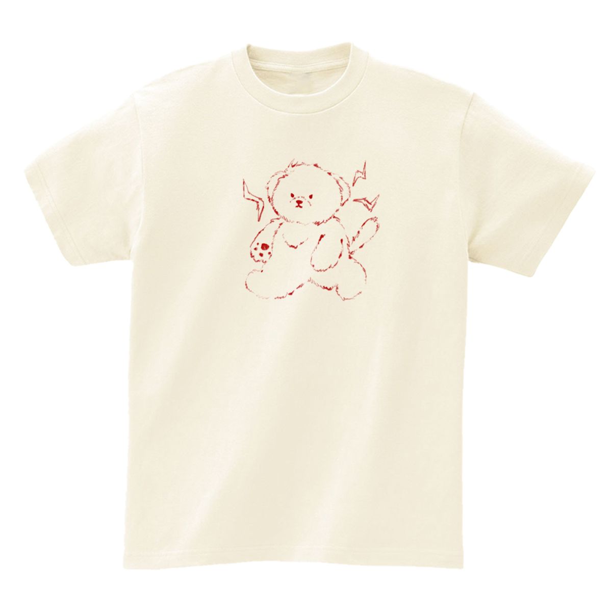 어썸어스(AWESOMEUS) An angry bear T-SHIRTS_4COLOR