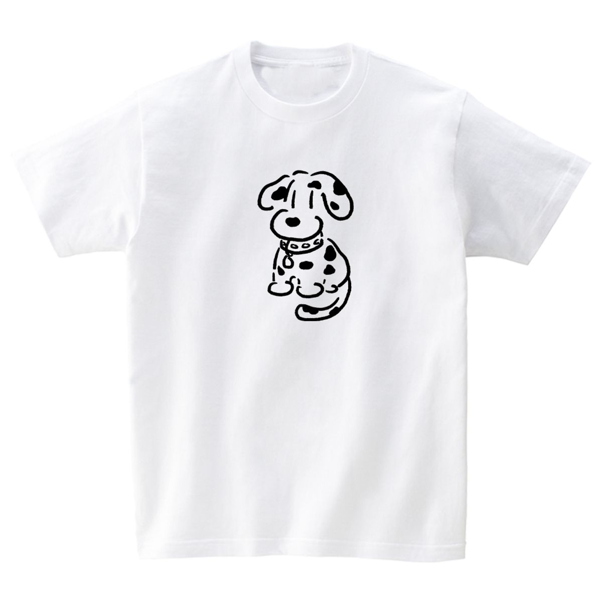 어썸어스(AWESOMEUS) Sitting Dalmatian T-SHIRTS_4COLOR