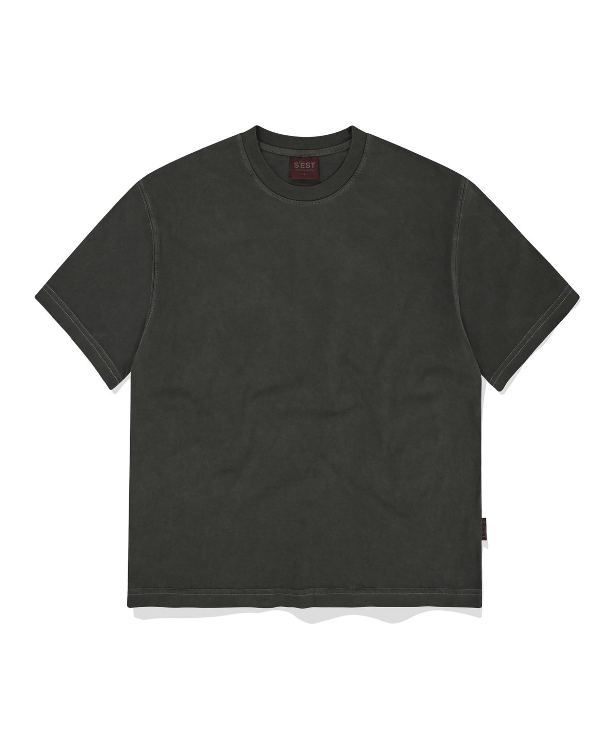 에스이에스티(S'EST) Pigment T-shirts Charcoal