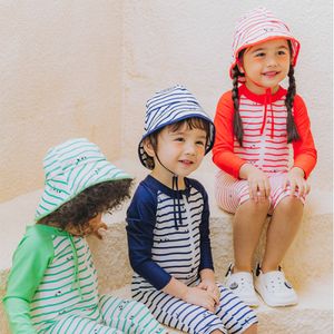 SET 시무룩팬더 아동 래쉬가드 모자세트 802035