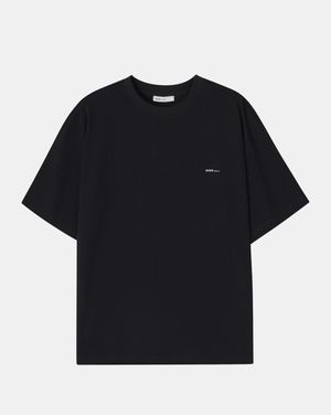 송지오옴므 SSAW 타이틀 티셔츠 SH1TS154BK