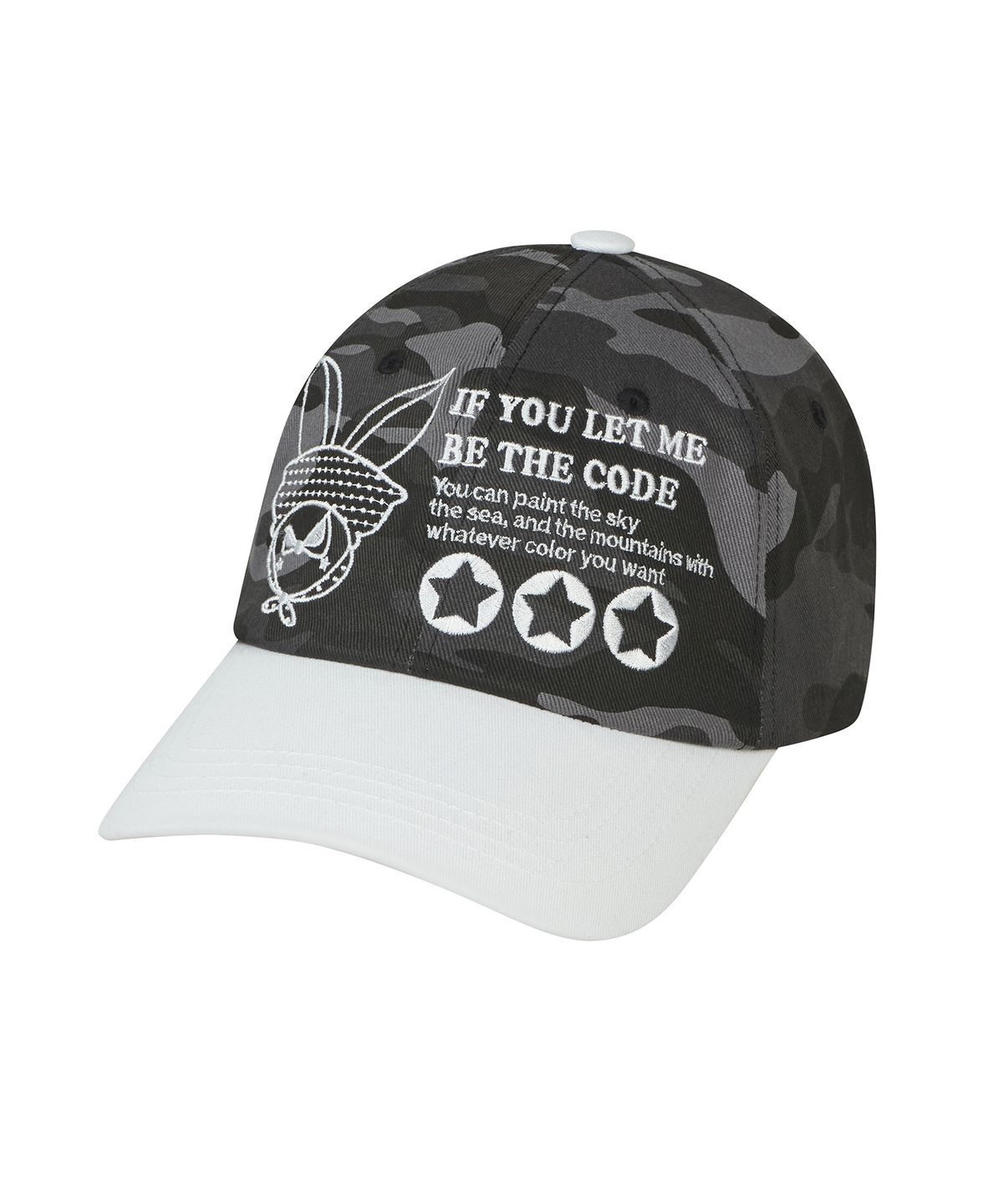 러브이즈트루(LUVISTRUE) SM RABBIT BALL CAP(WHITE)