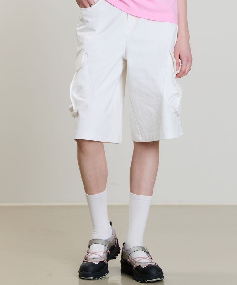 SM RIBBON PANTS(WHITE)