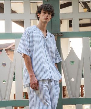 (uni)레지던스 오이스터 스트라이프 파자마