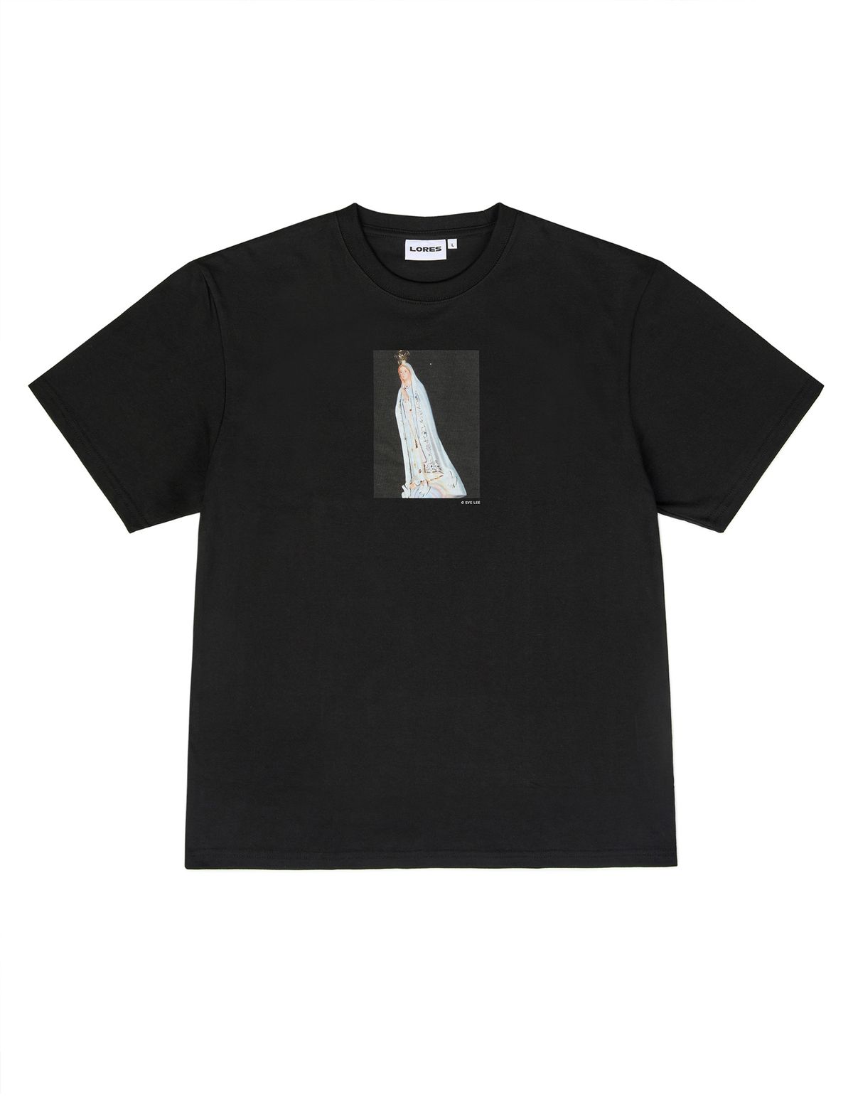 로어즈(LORES) Praying Mary S/S Tee - Black