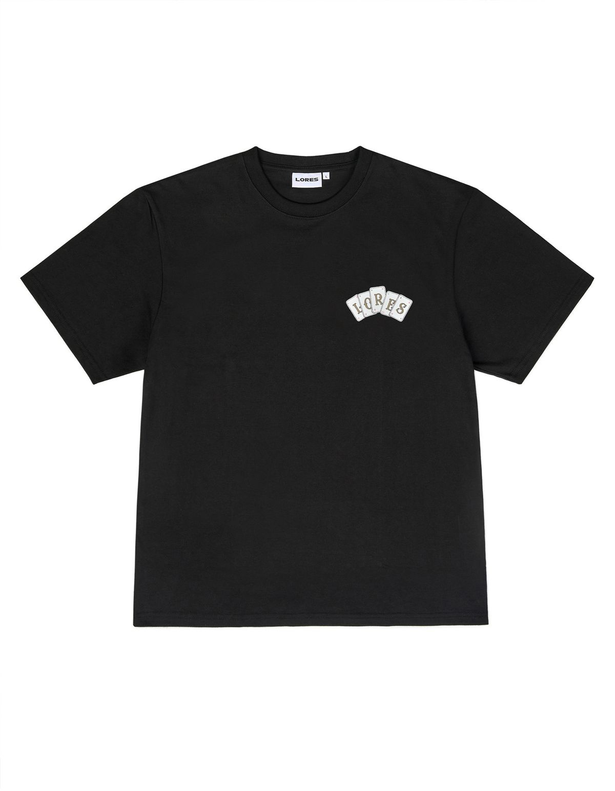 로어즈(LORES) Poker S/S Tee - Black