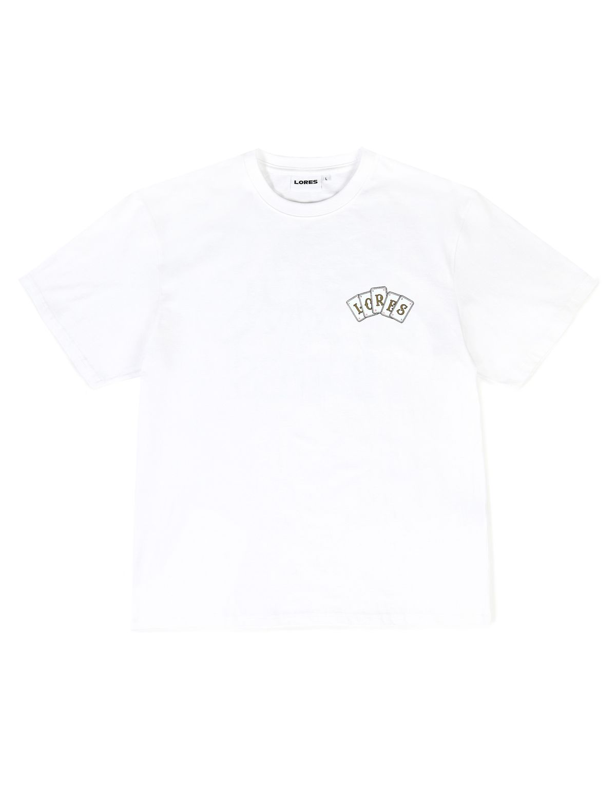 로어즈(LORES) Poker S/S Tee - White