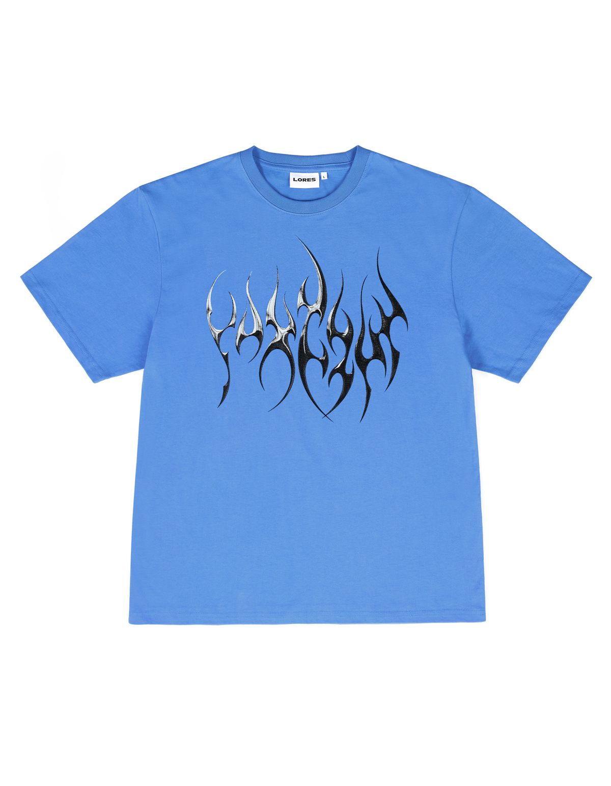 로어즈(LORES) Flame Chrome S/S Tee - Blue
