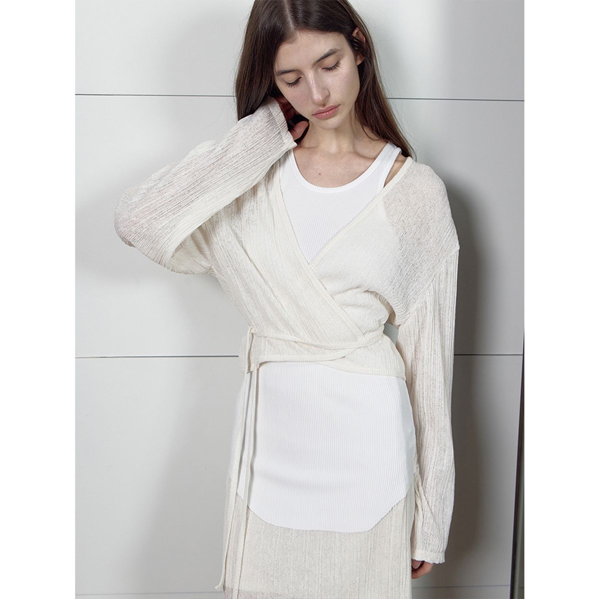 퍼블리카엑스(PUBLICKA X) JARDIN CARDIGAN IVORY