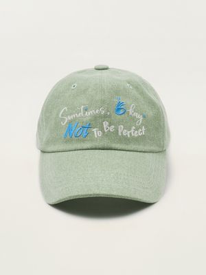 [남녀공용] 썸타임스 오케이 볼캡 (라이트 그린)