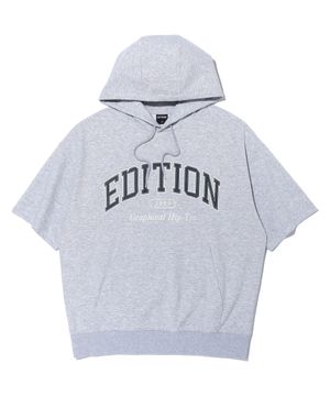 에디션 반팔 후디 MELANGE GREY (LP7TU436-097)