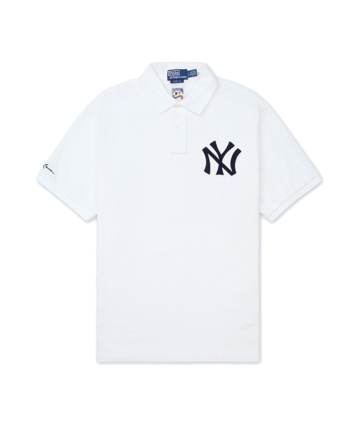 폴로 랄프 로렌(POLO RALPH LAUREN) 폴로 랄프 로렌 양키스 폴로 셔츠-화이트