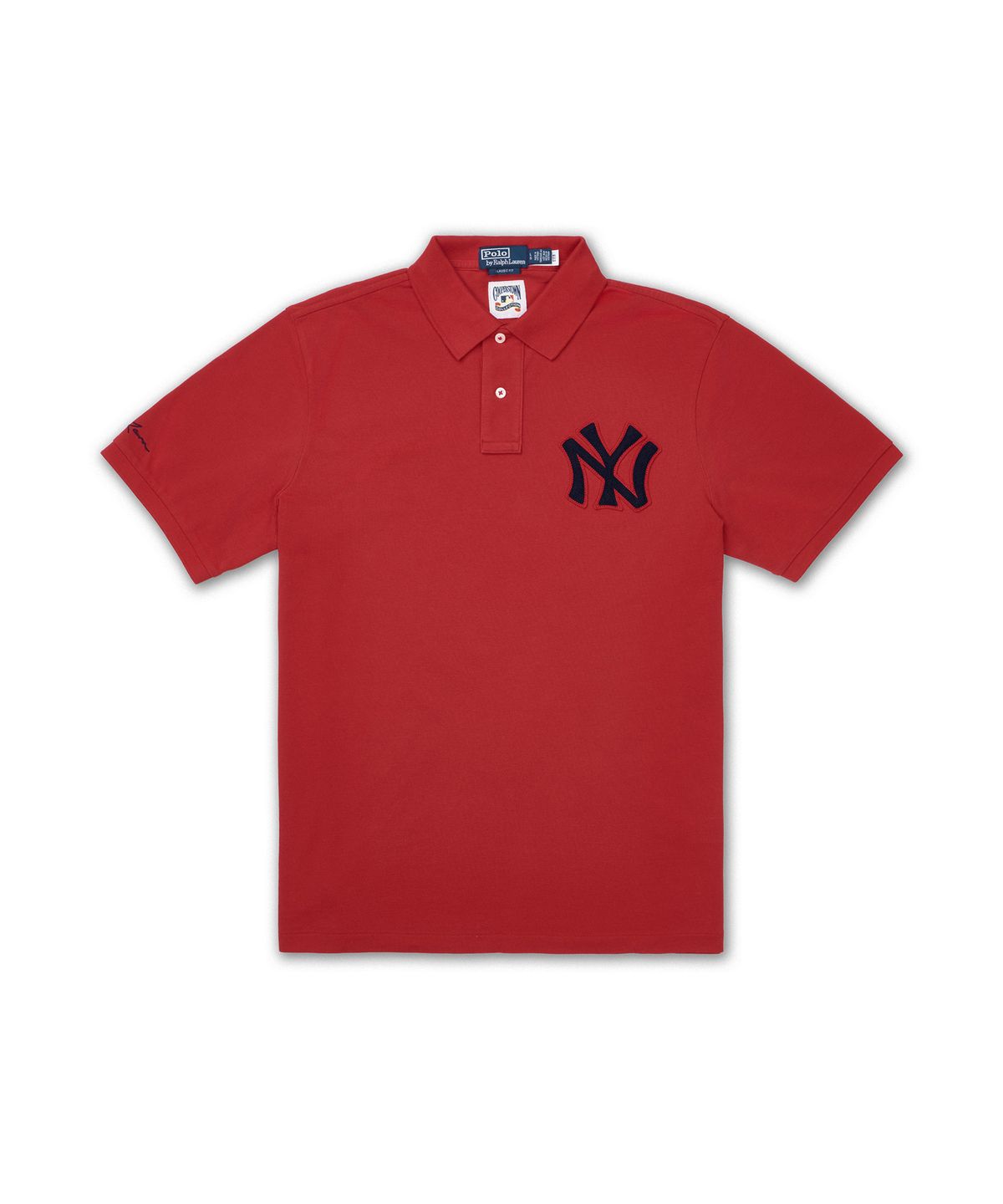 폴로 랄프 로렌(POLO RALPH LAUREN) 폴로 랄프 로렌 양키스 폴로 셔츠-레드