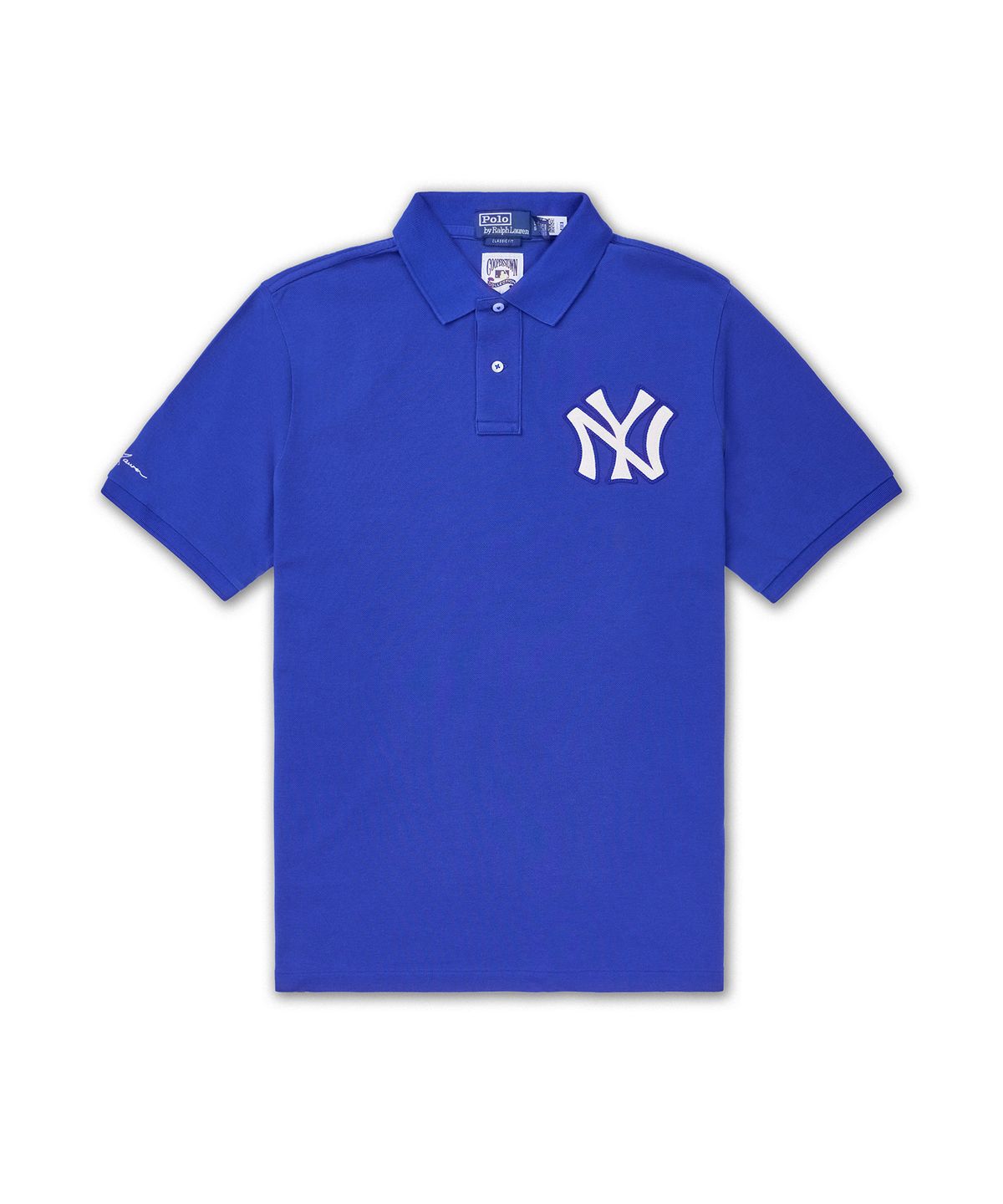 폴로 랄프 로렌(POLO RALPH LAUREN) 폴로 랄프 로렌 양키스 폴로 셔츠-블루