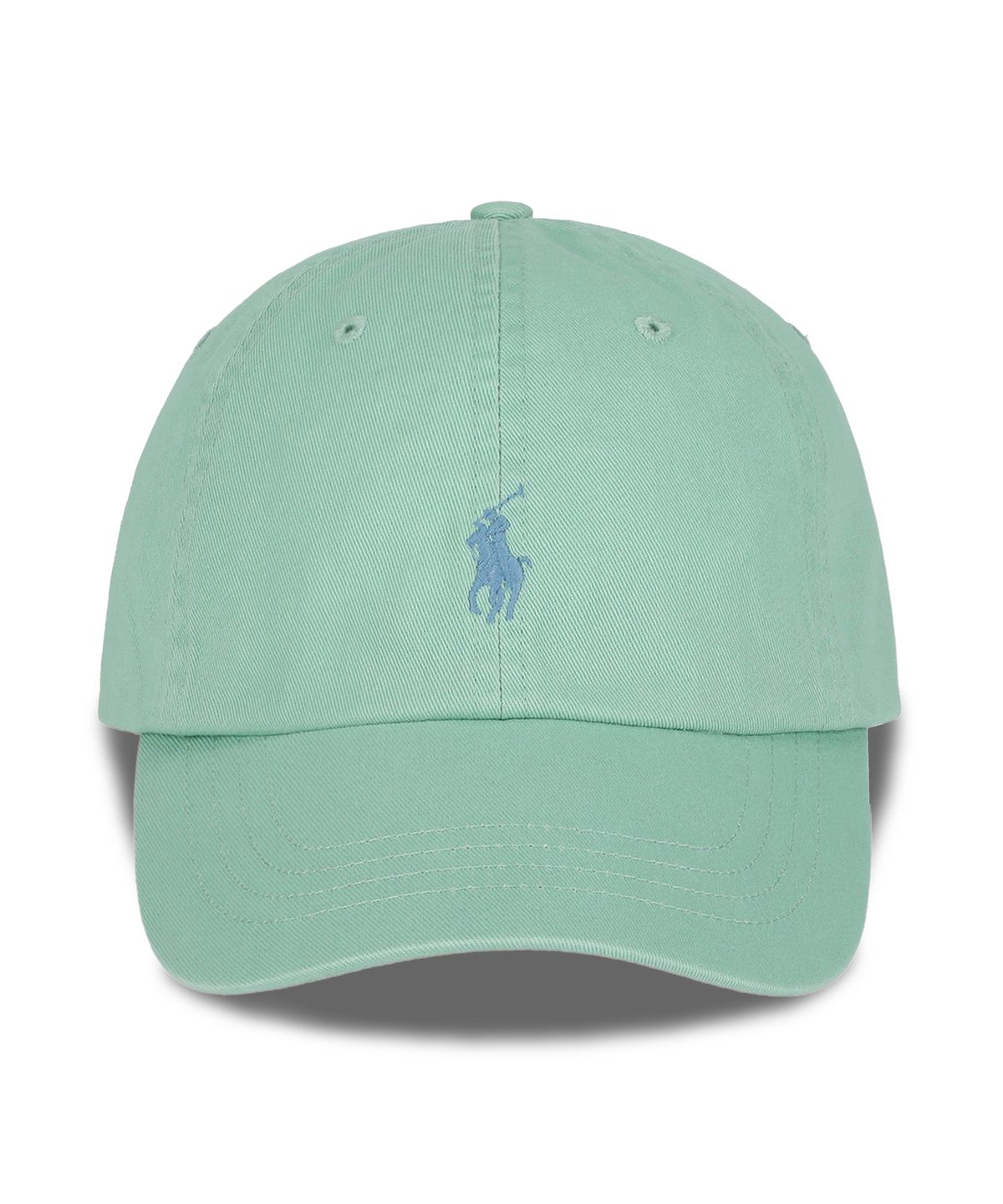 폴로 랄프 로렌(POLO RALPH LAUREN) 코튼 치노 볼 캡-그린
